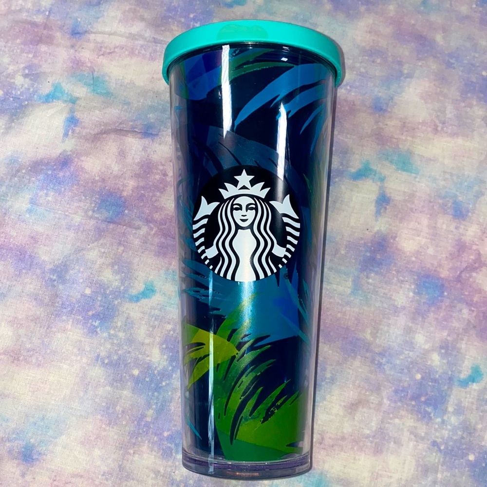 Starbucks • 24oz Palm Leaves Hawaii Tumbler